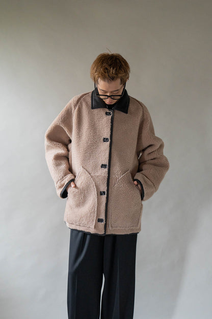 REVERSIBLE MOUTON BLOUSON