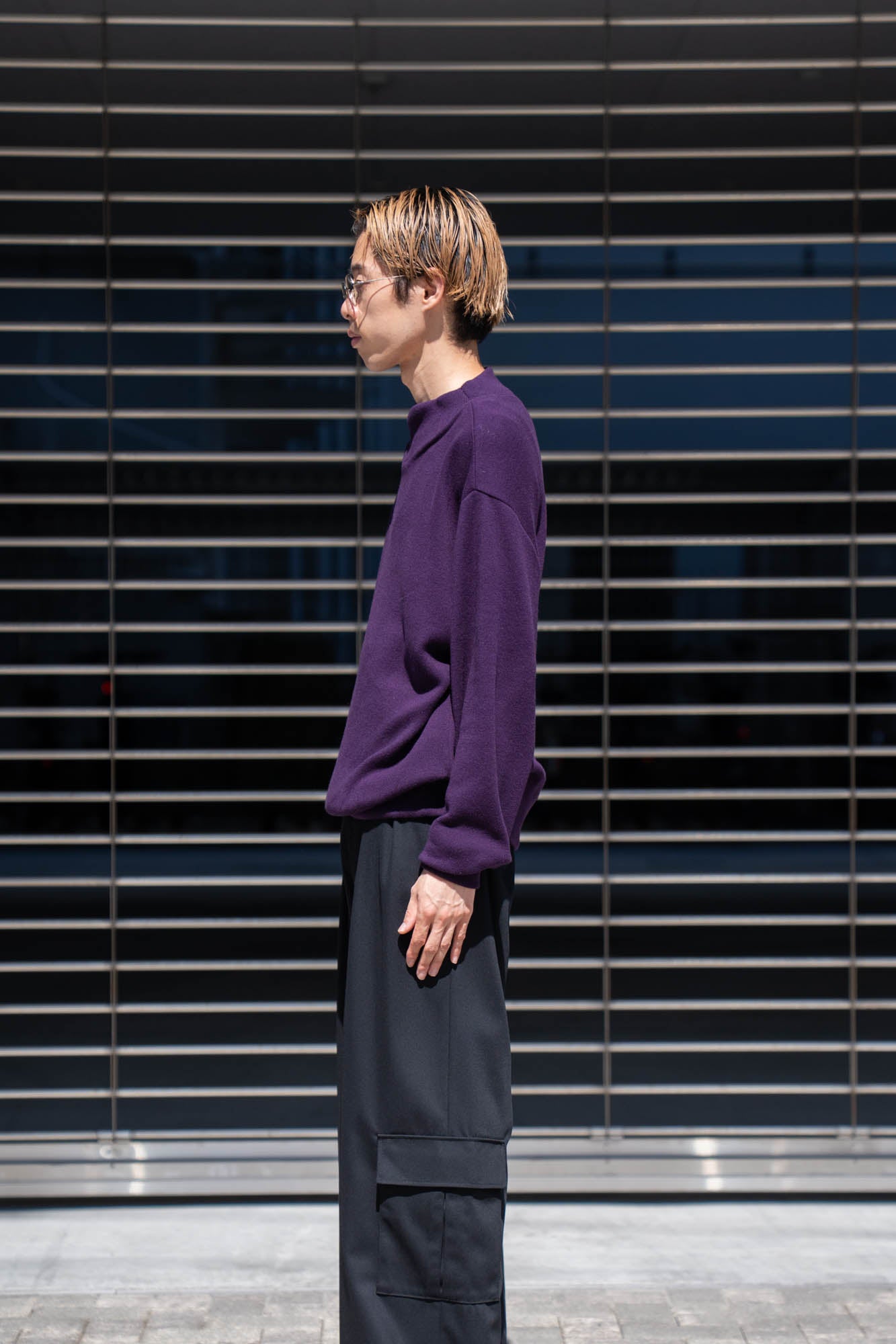 CASHMERE SKIING SWEAT KNITSHIRT