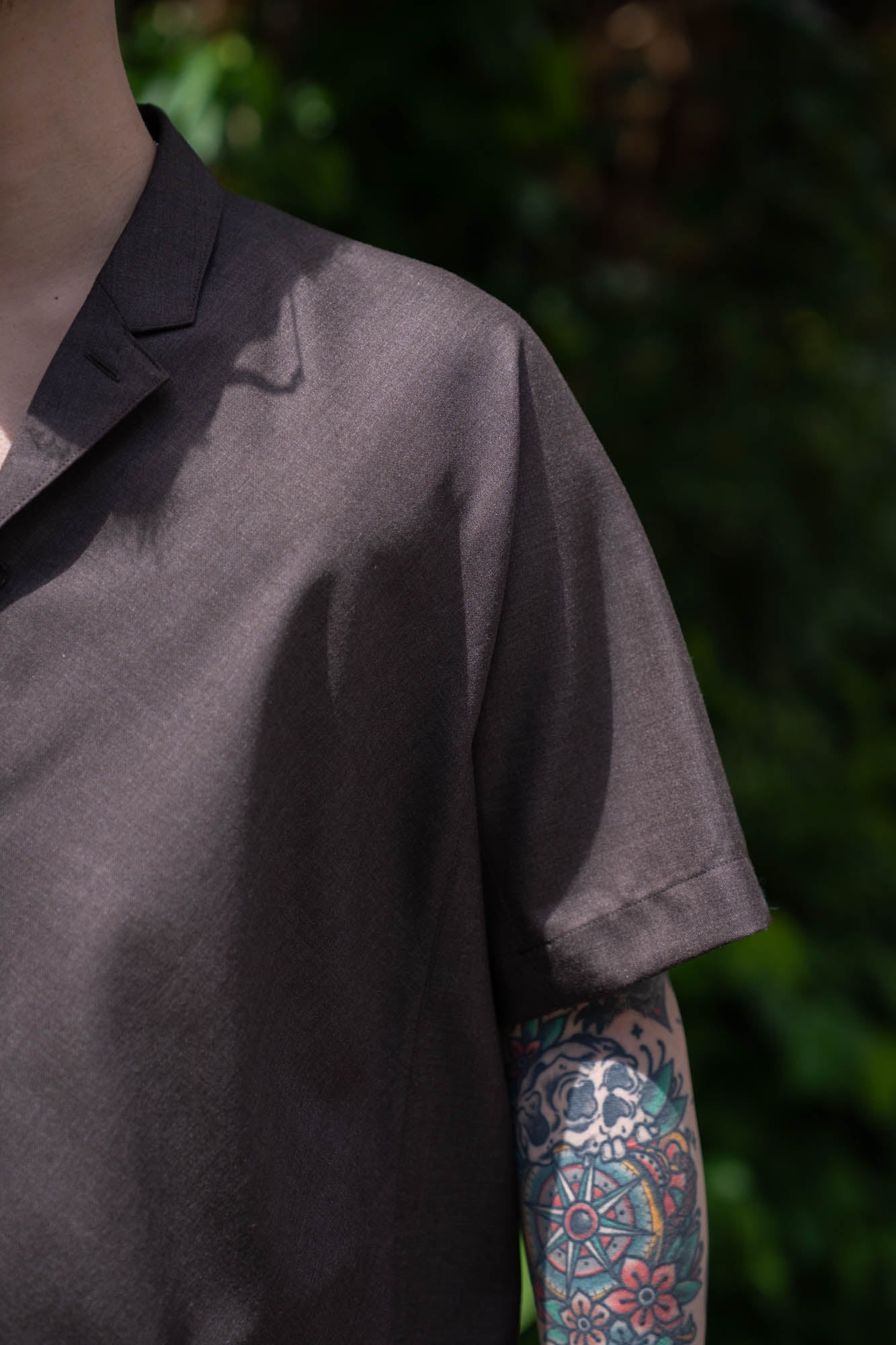 Short Sleeve Shirt Jacket