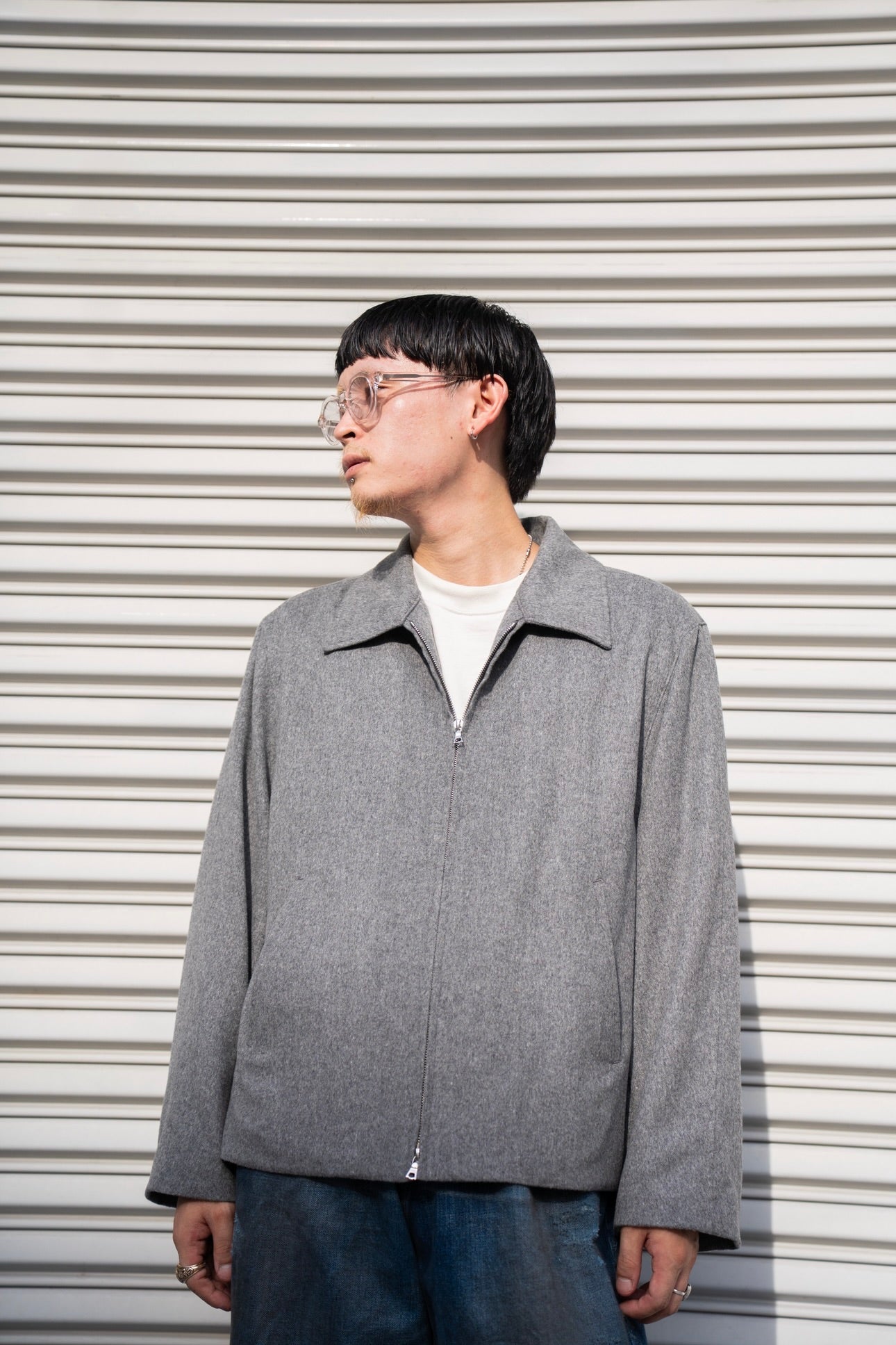 W/CA BEAVER ZIP SHORT JACKET(ST.1228)