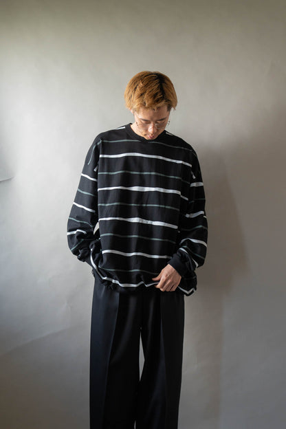 SUPER BIG STRIPE LS TEE