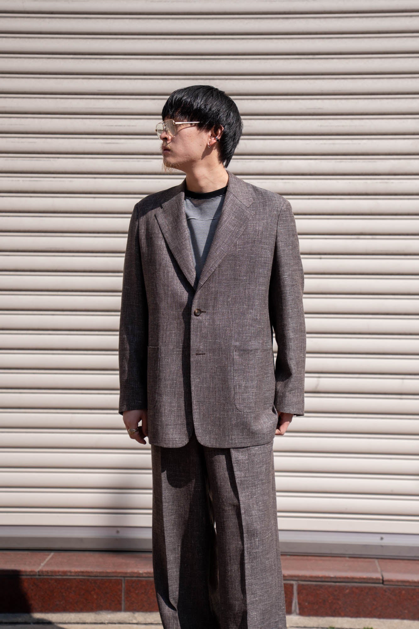 WOOL LINEN 2B JACKET