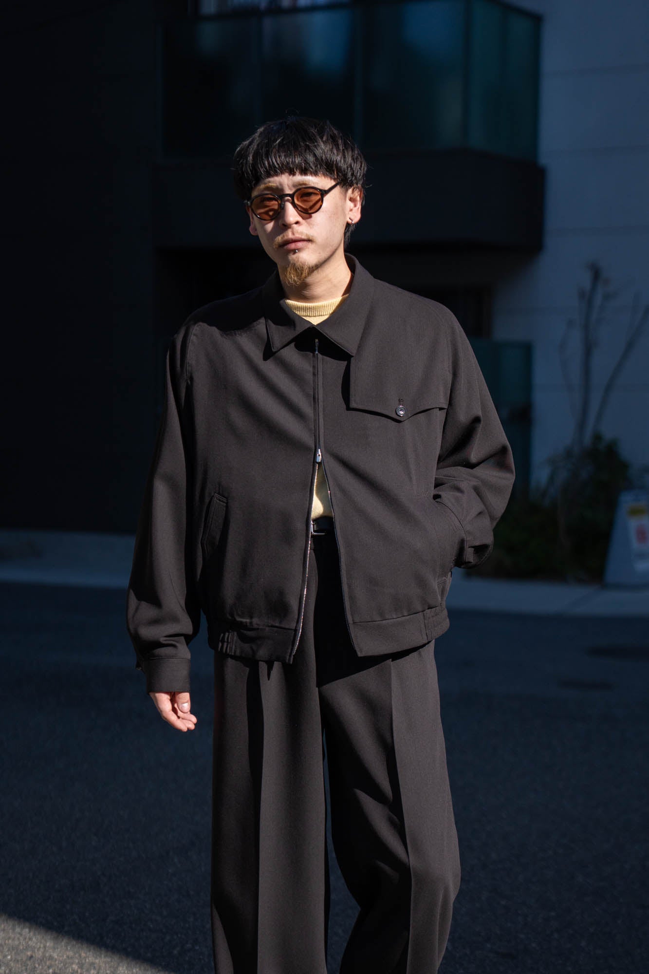 GUNFLAP ZIP BLOUSON