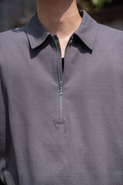 HALF ZIP JERSEY SHORT SLEEVE