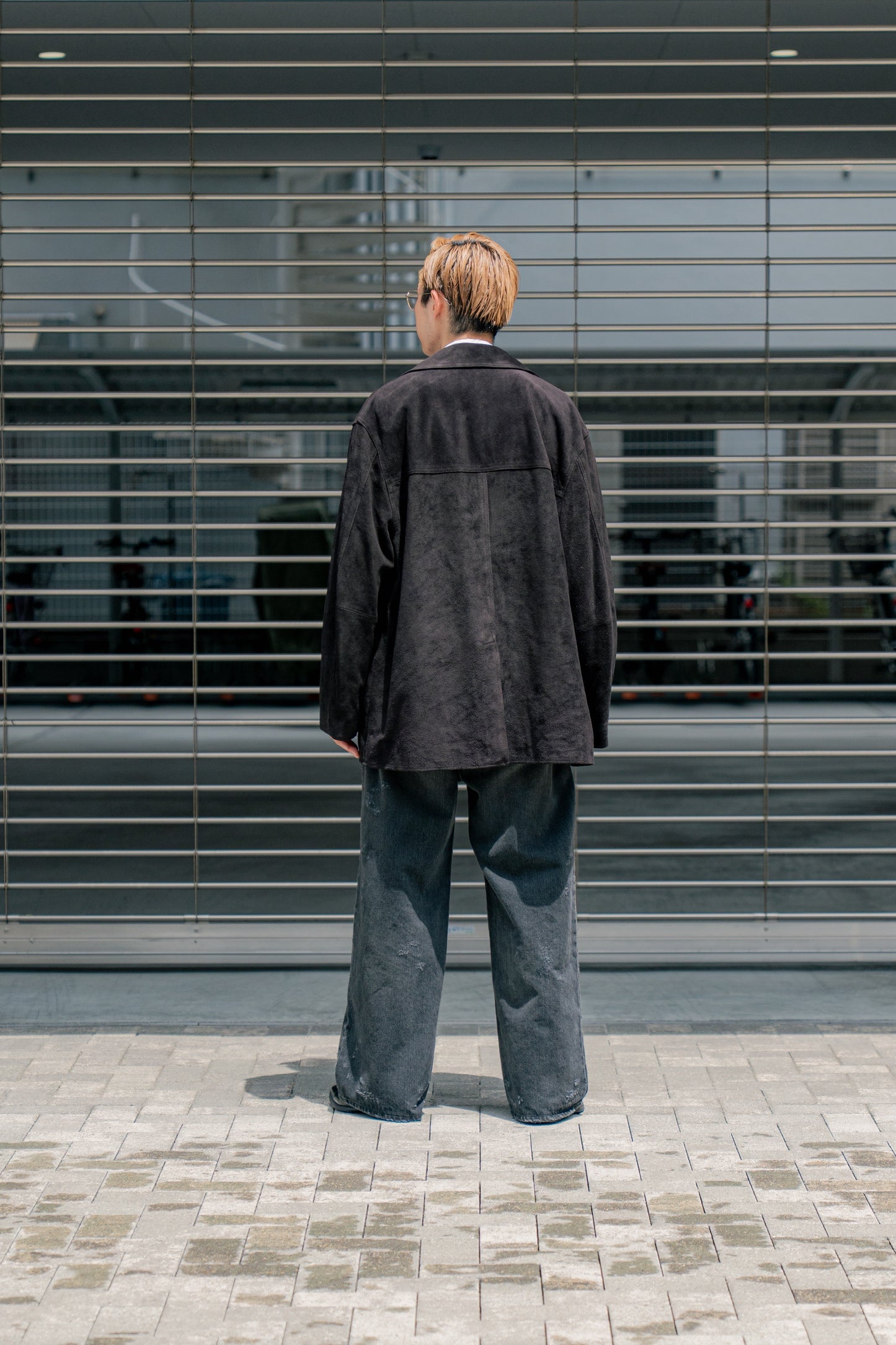 COW SUEDE CAR JACKET(ST.1218)