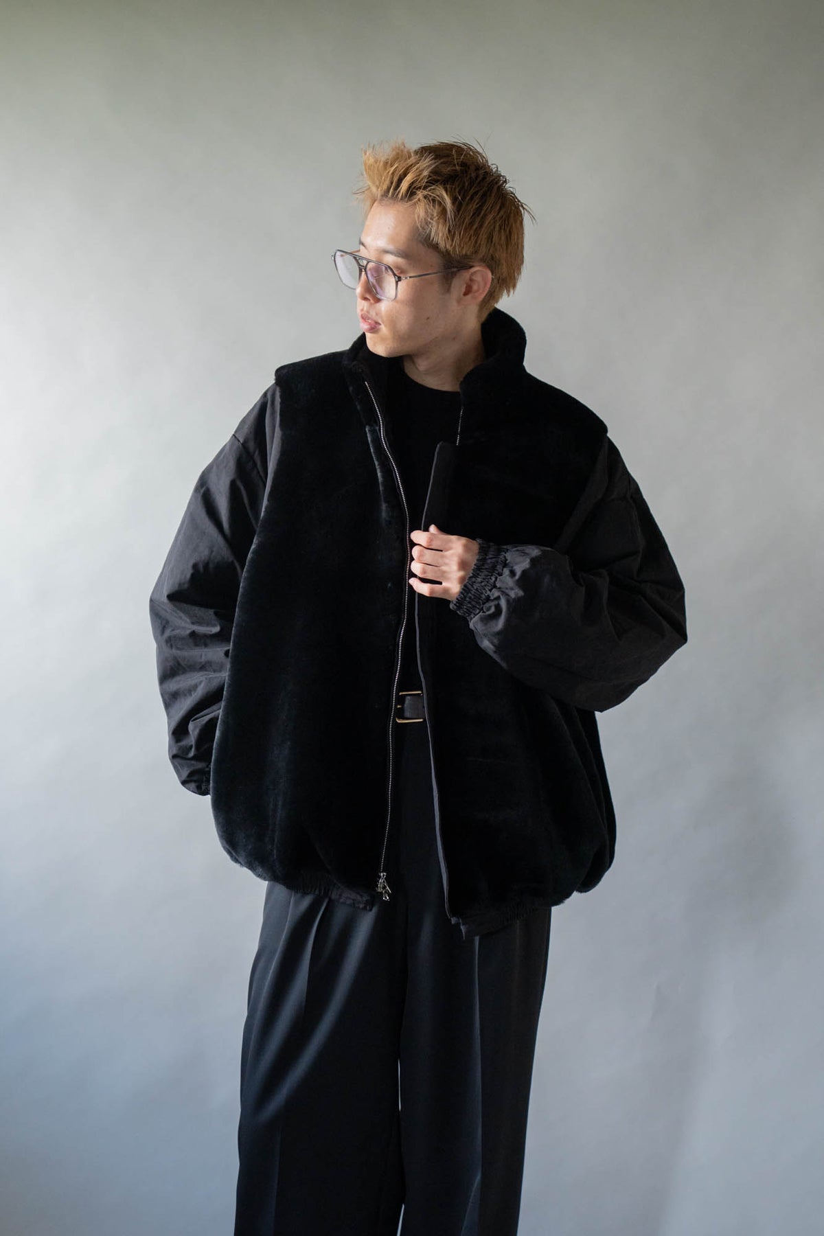 MOUTON INNER REVERSIBLE PADDED JACKET(ST.1556)