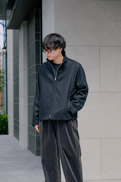 MODIFIED SLEEVE ZIP BLOUSON