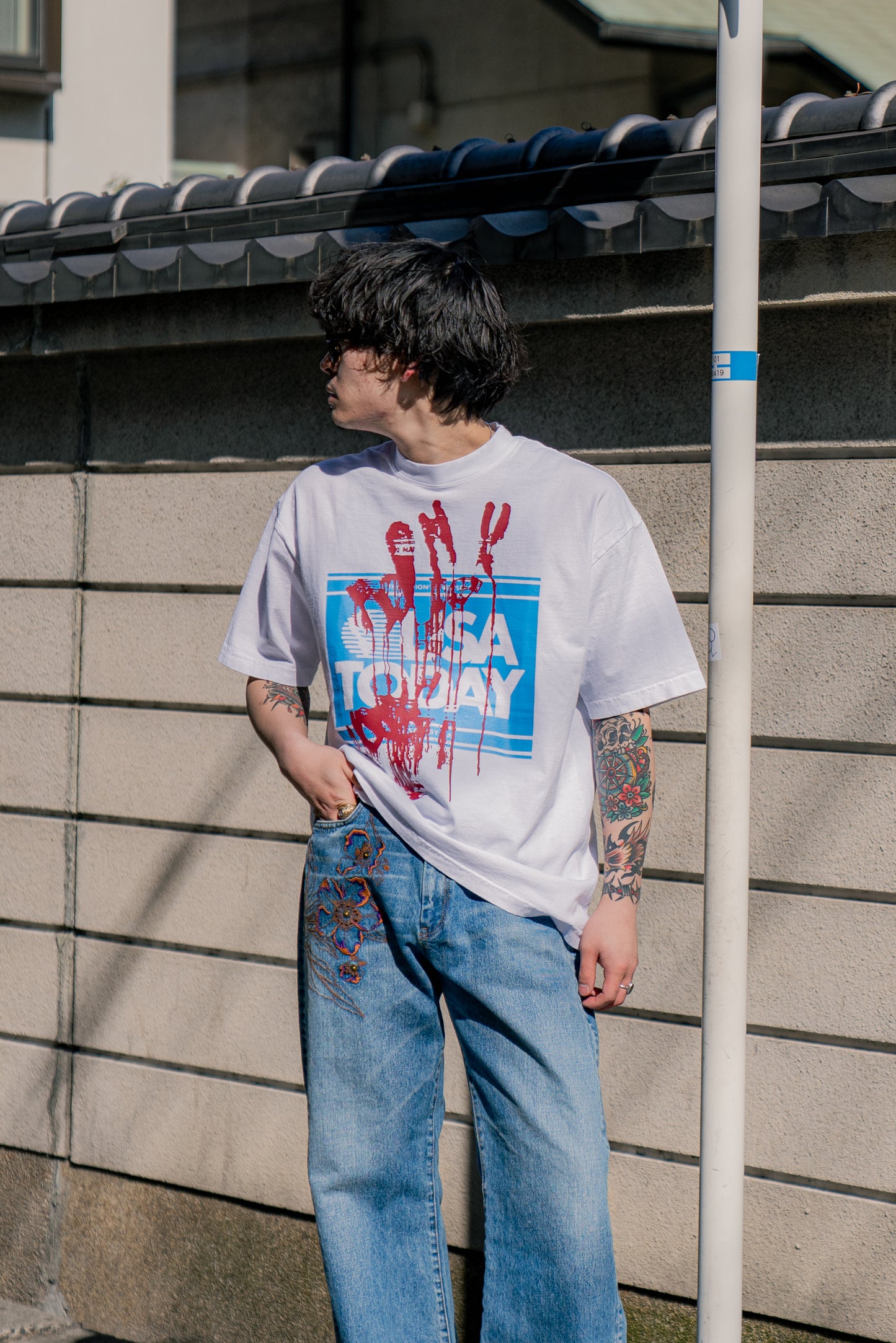 bloody usa tee