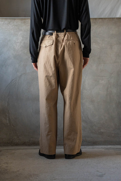 GD INVERTED PLEAT TROUSERS