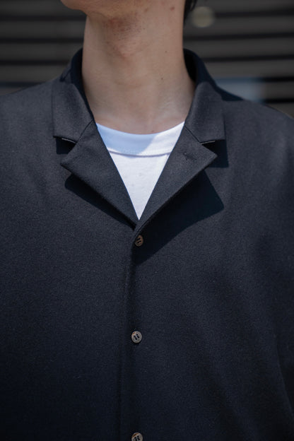 SHIRT JACKET IN WOOL FLANNEL