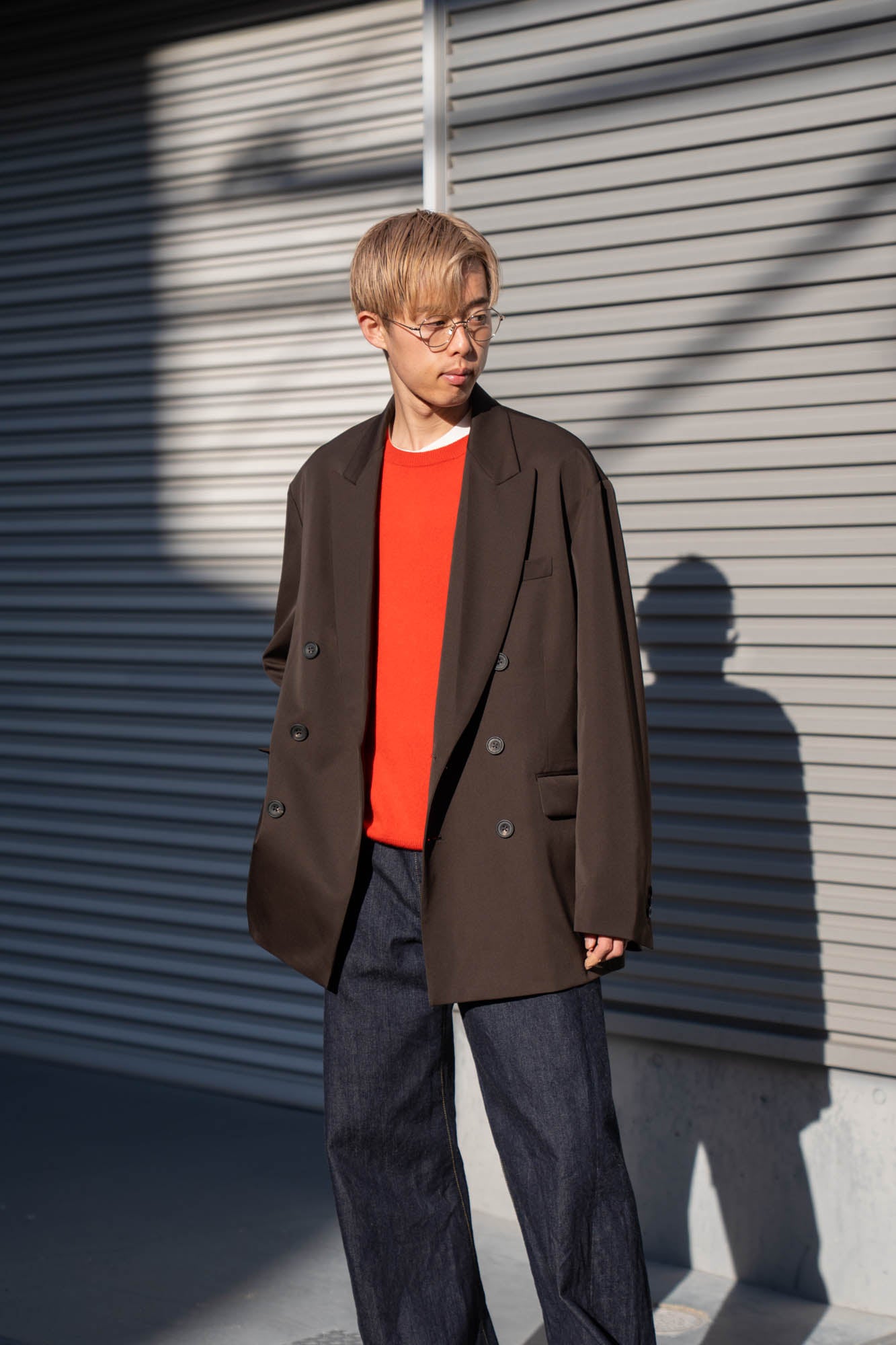 OVERSIZED DOUBLE BREASTED JACKET(ST.1411)