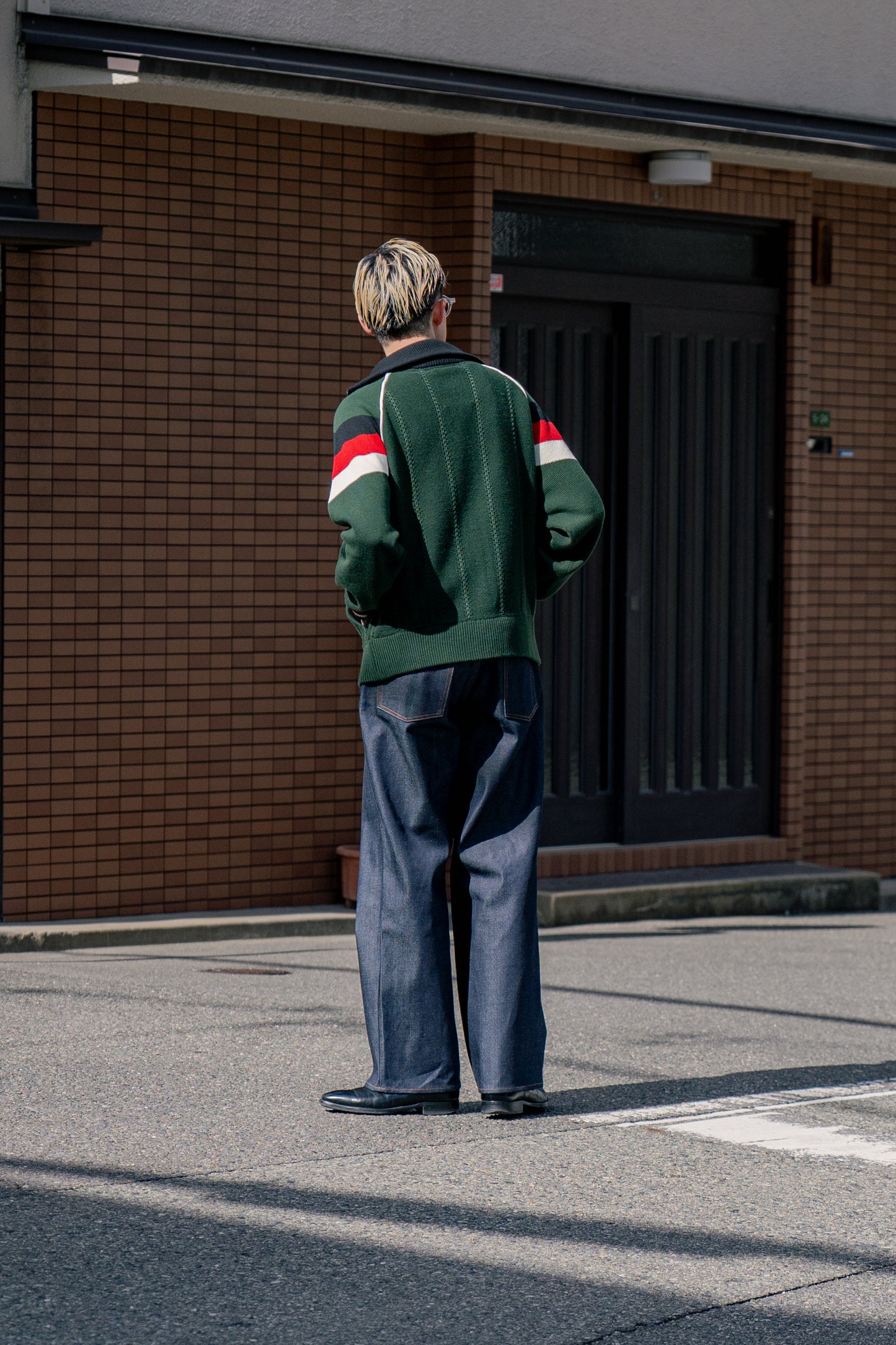 KNITTED TRACK JACKET