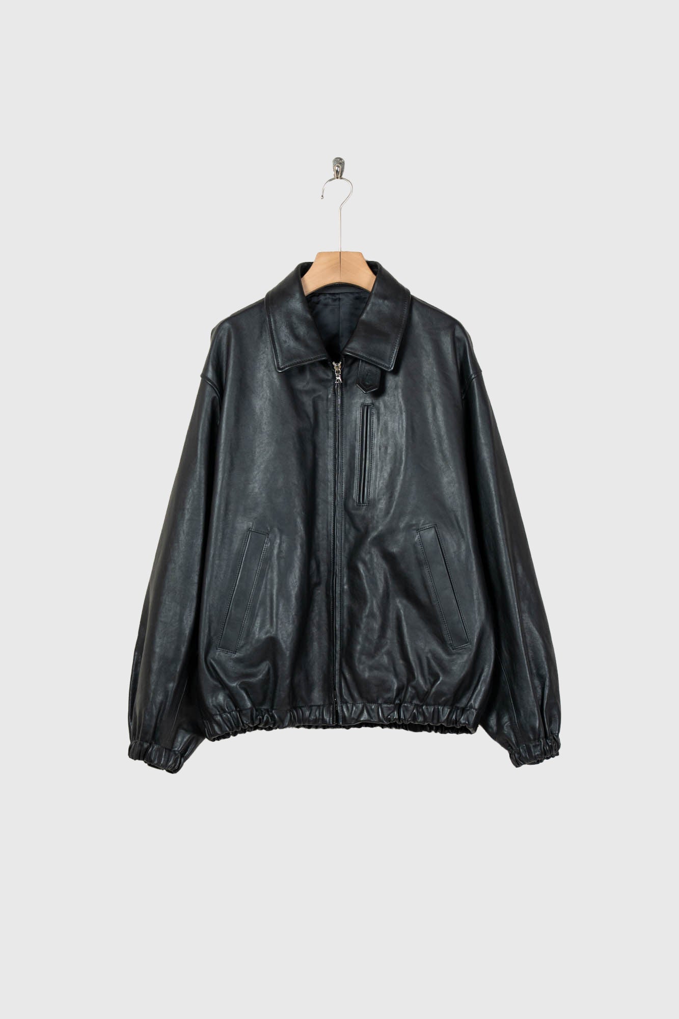 CALF ZIP SHORT JACKET(ST.1550)