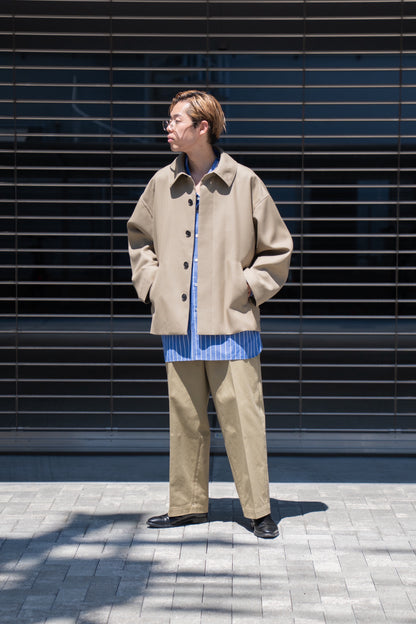 WOOL OVERSIZE SHORT COAT