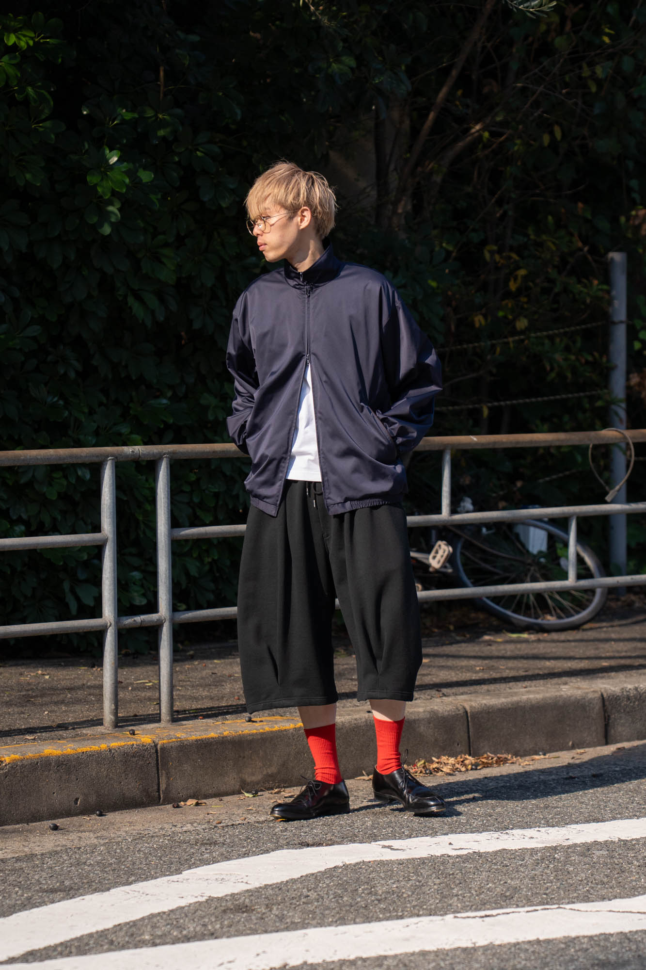 Pleated Balloon Sweat Shorts