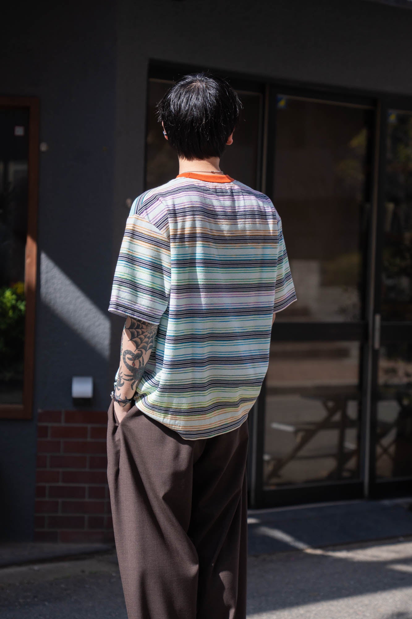 Border Knit Tee