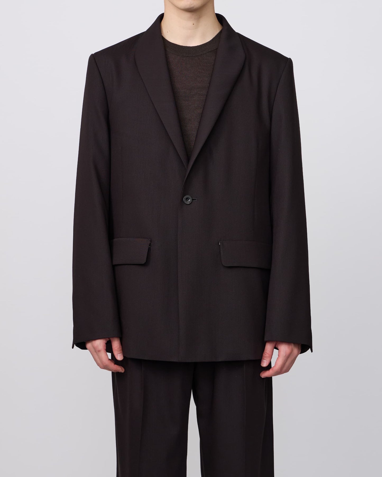 MODIFIED SHAWL COLLAR JACKET