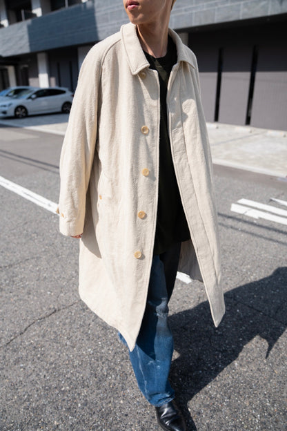 Classic Wool Balmacaan Coat