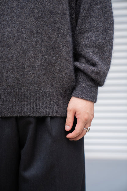 WOOL/ALPACA KNIT CREW NECK LS(ST.1294)