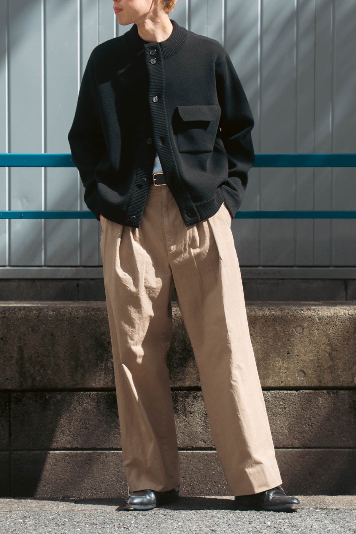 CREW NECK CARDIGAN for sign