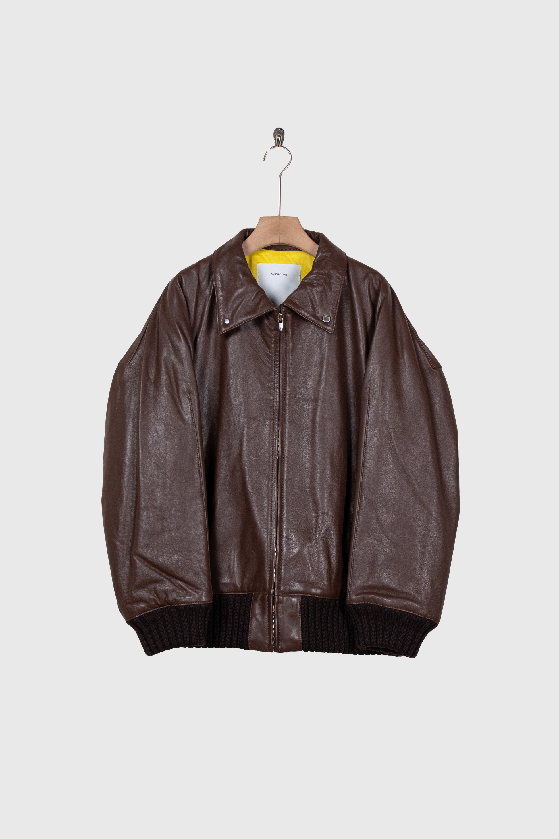 OVERCOAT(オーバーコート) 25AW - LEATHER ZIP-UP BLOUSON OVERCOAT(オーバーコート) 25AW - LEATHER ZIP-UP BLOUSON