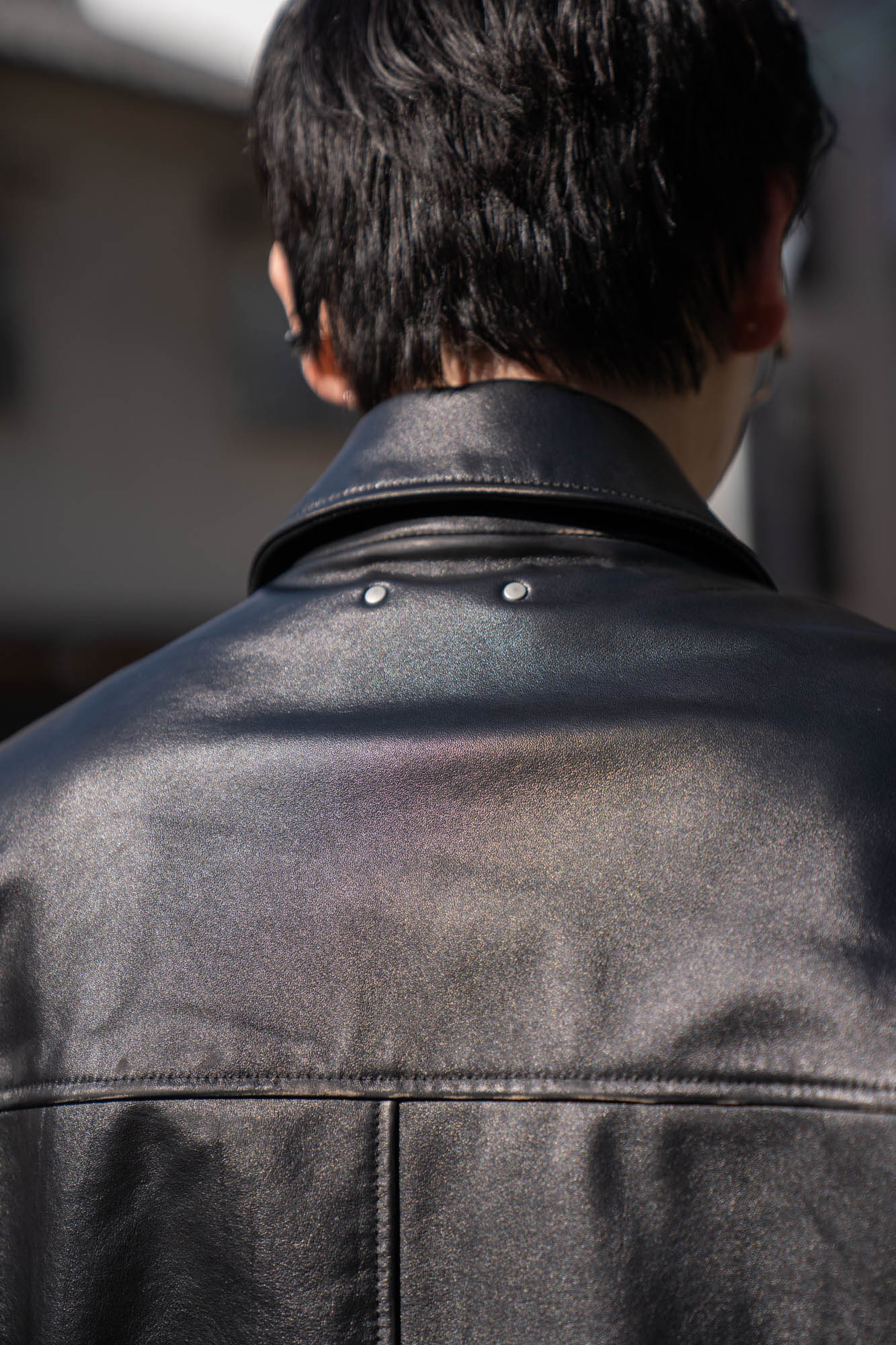 COW LEATHER VINTAGE ZIP JACKET(ST.1380)