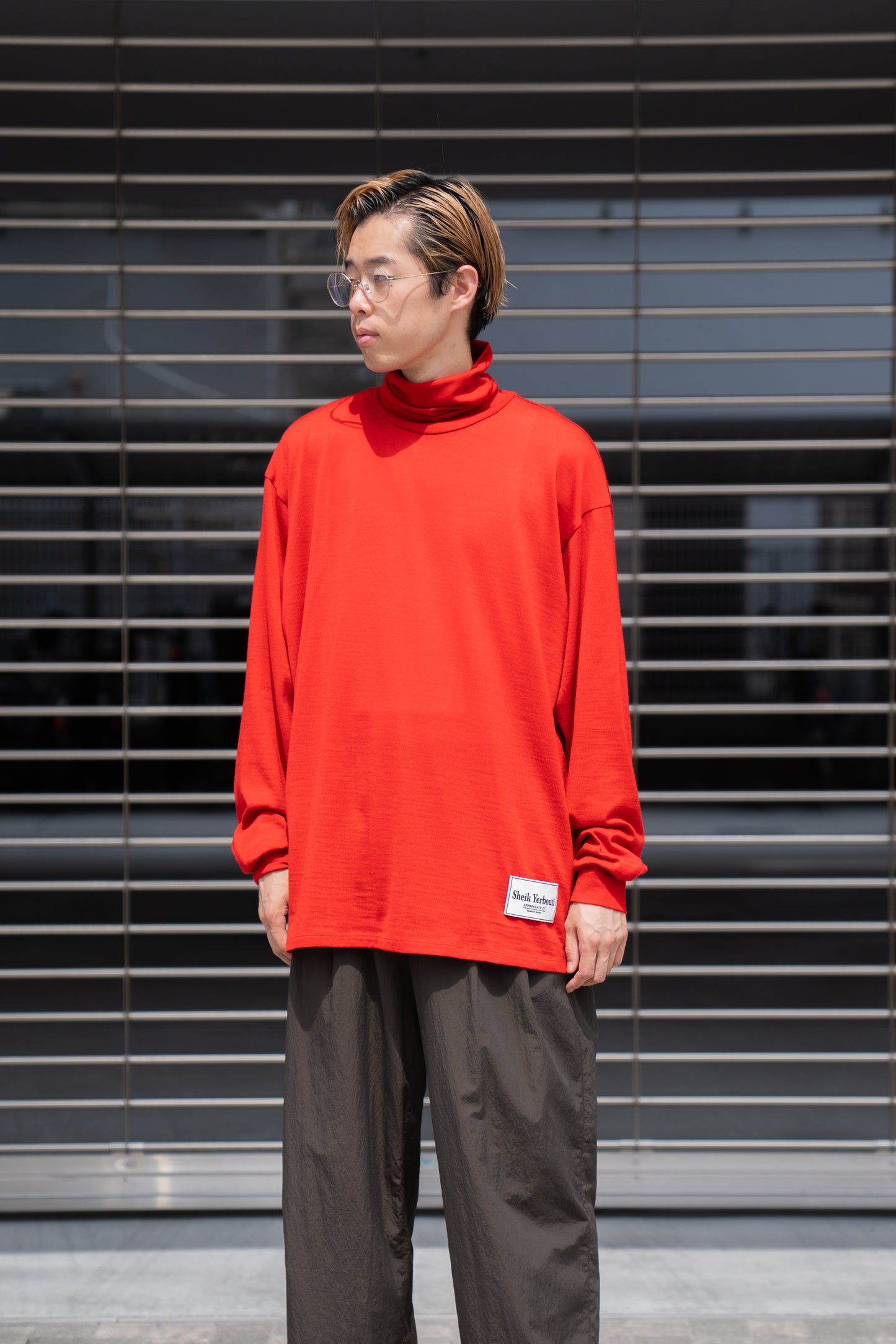 MERINO WOOL HIGH NECK L/S T-SHIRT