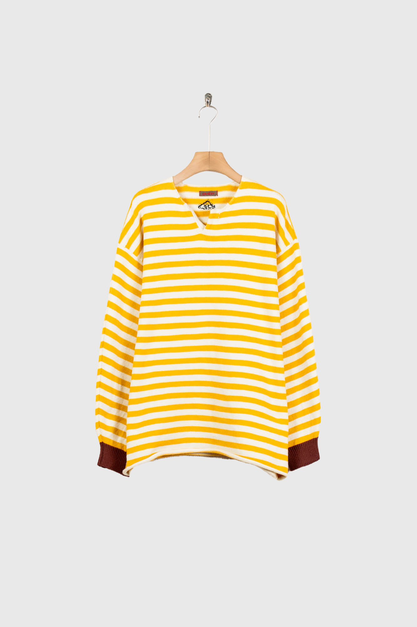 Cotton skipper border pullover