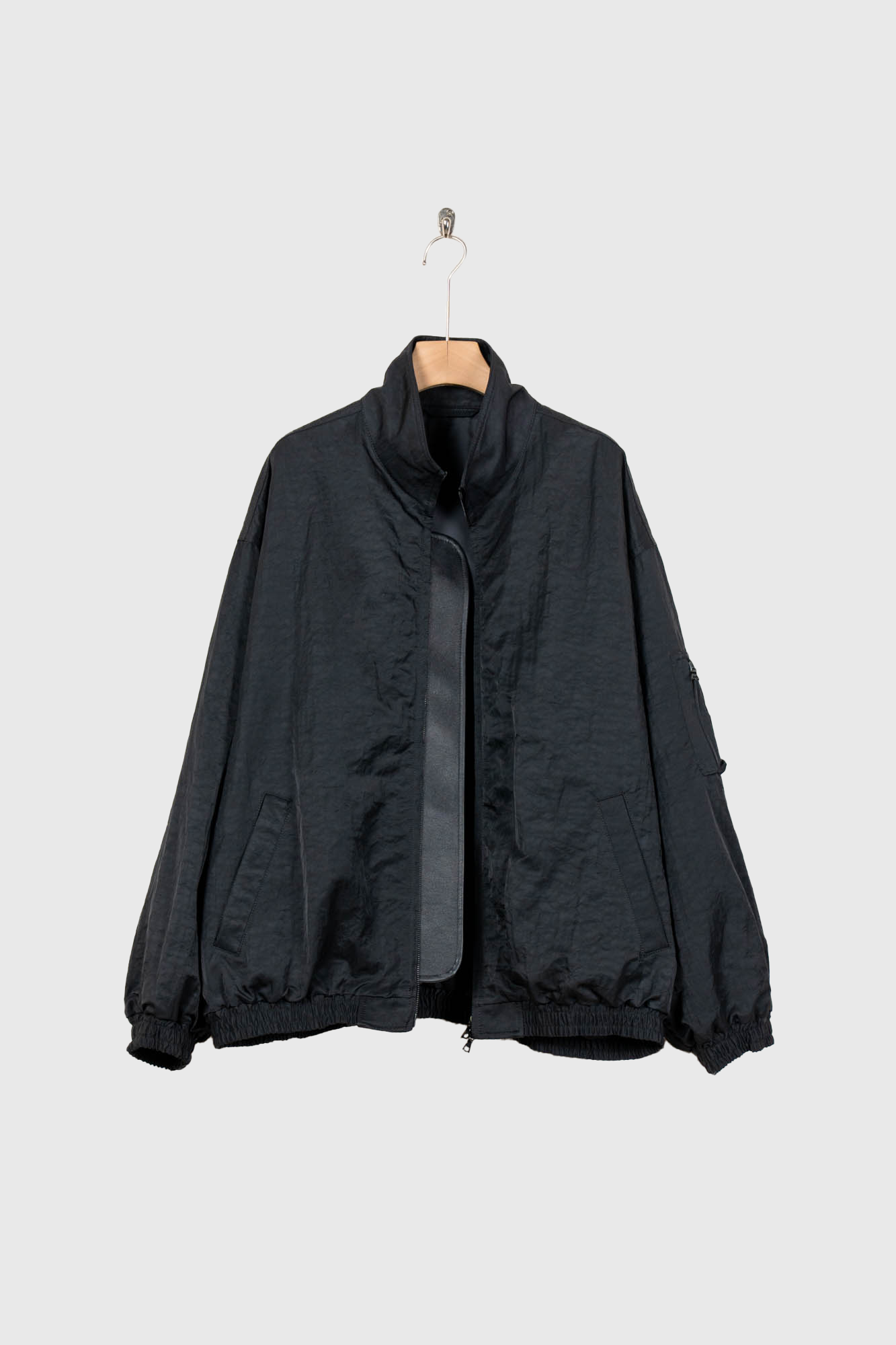 SHRUNK NYLON OVERSIZED FIGHT JACKET(ST.1386)