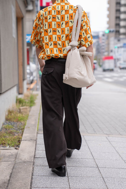 INVERTED PLEATS TROUSER