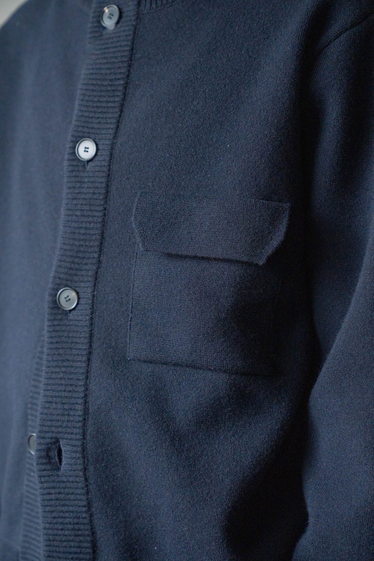 CREW NECK CARDIGAN