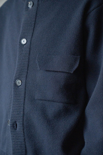 CREW NECK CARDIGAN