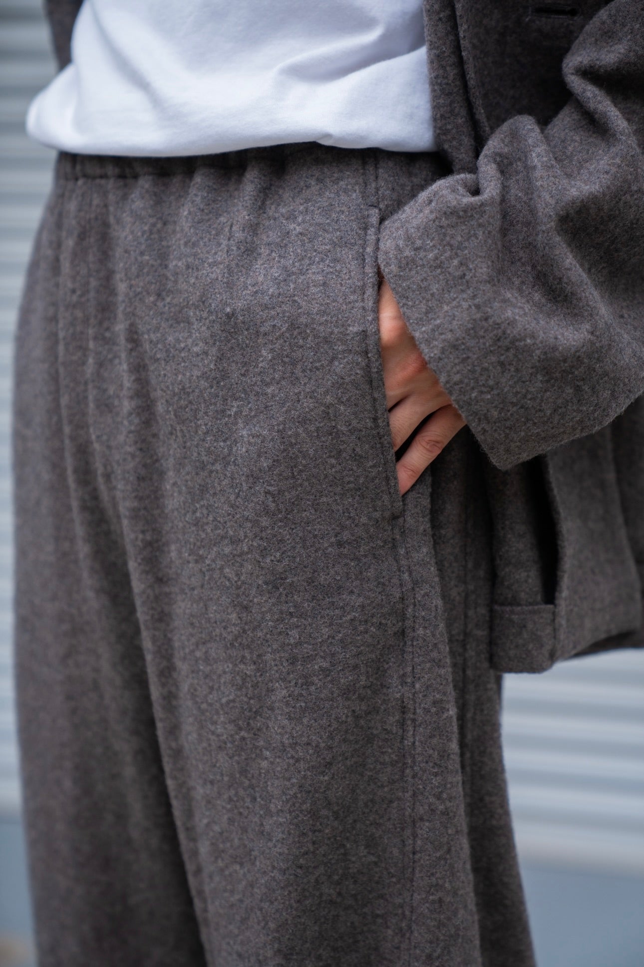 ssstein（シュタイン） 25AW - WOOL/CASHMERE FLEECE EASY TWIST