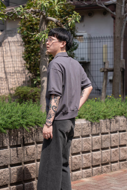 HALF ZIP JERSEY SHORT SLEEVE