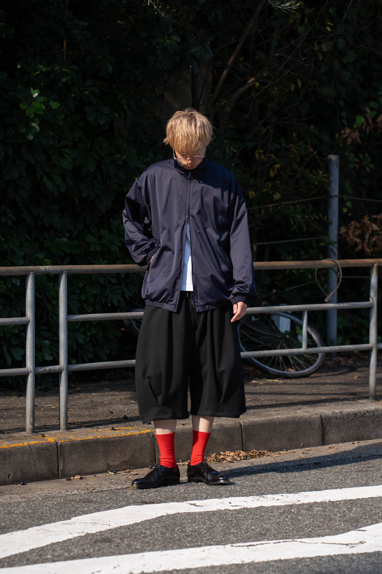 Pleated Balloon Sweat Shorts