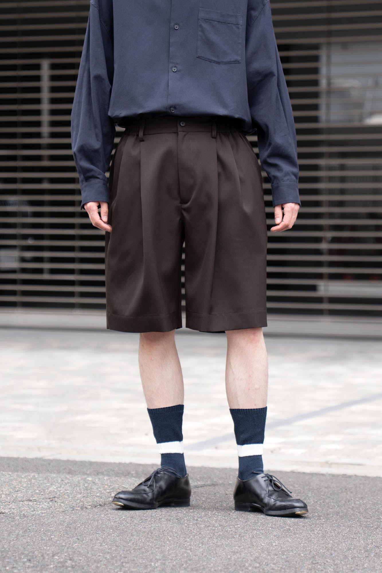 WIDE EASY SHORT TROUSERS(ST.1435)