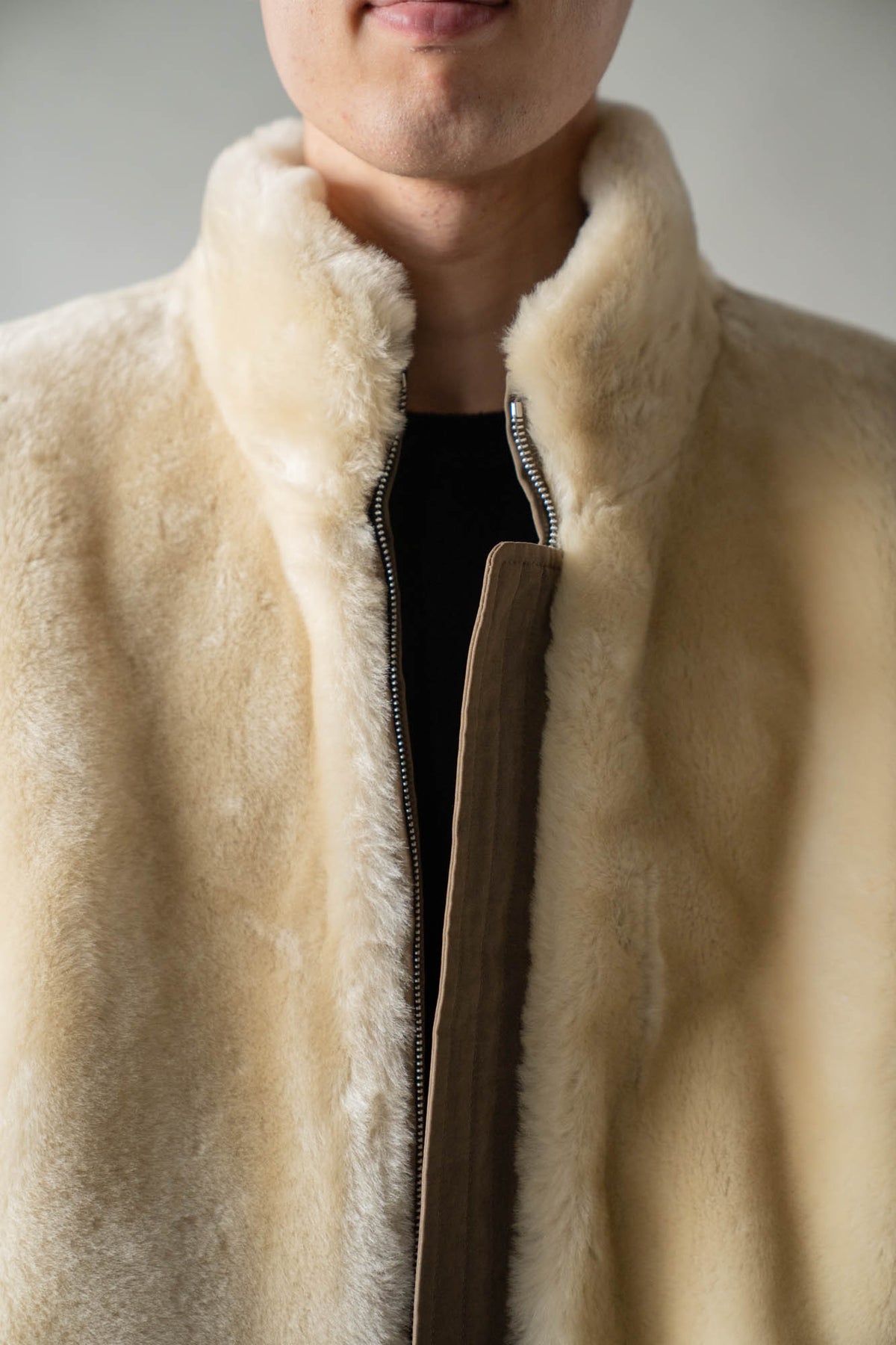 MOUTON INNER REVERSIBLE PADDED JACKET(ST.1556)
