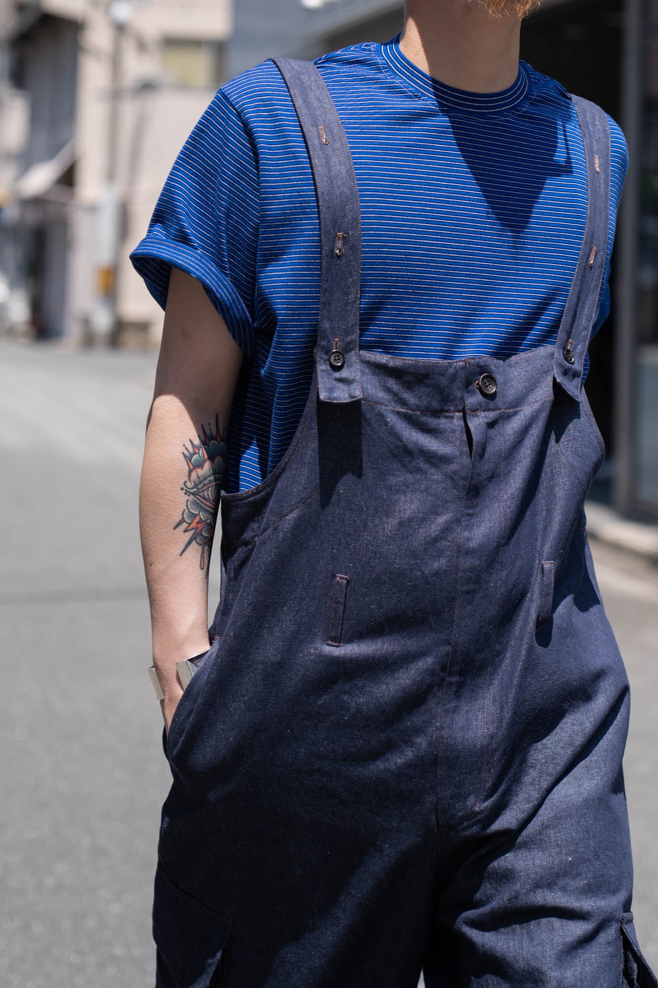 Short Denim Overall