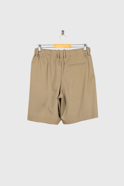 Work Shorts in Wool Gabardine