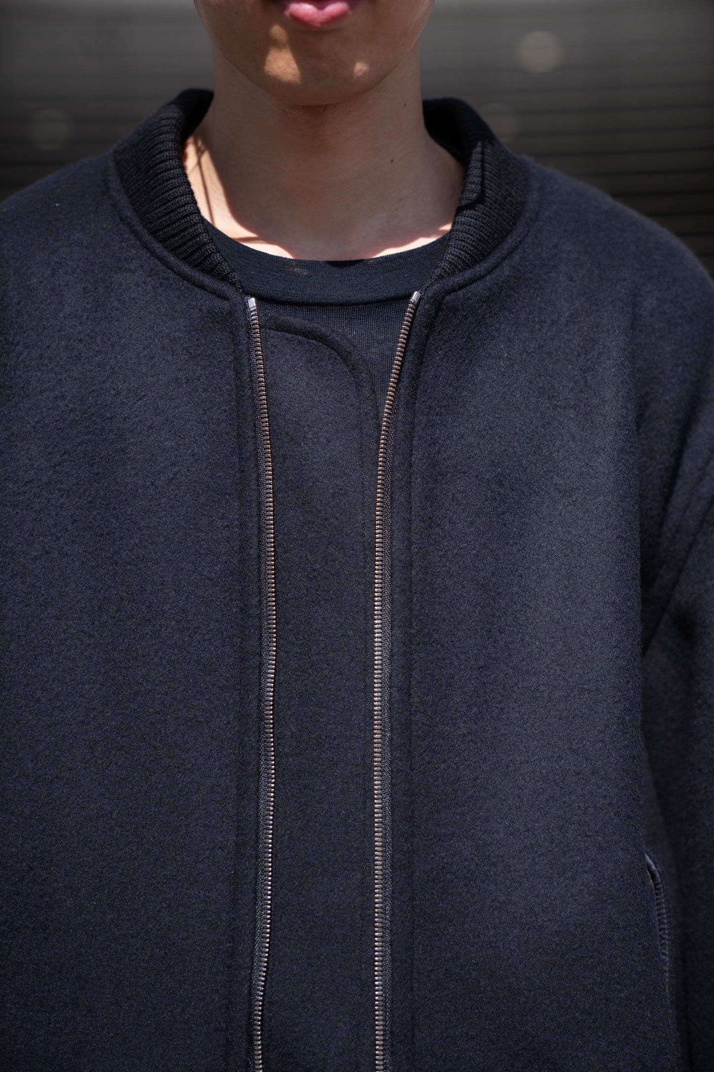 MA-1 BOMBER JACKET IN DOUBLE FACE BEAVER