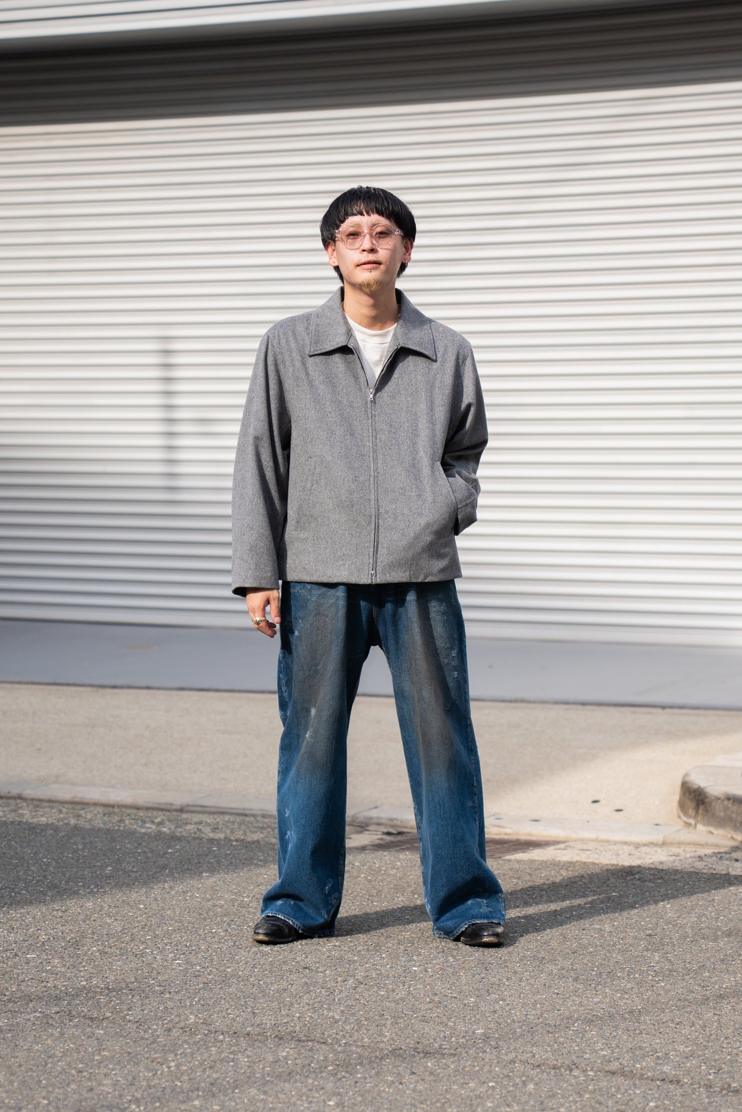 W/CA BEAVER ZIP SHORT JACKET(ST.1228)