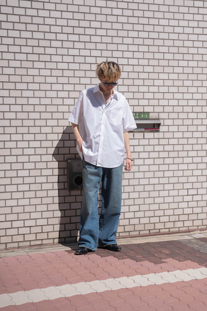 SUVIN COTTON OVERSIZED SS SHIRT(ST.1497)