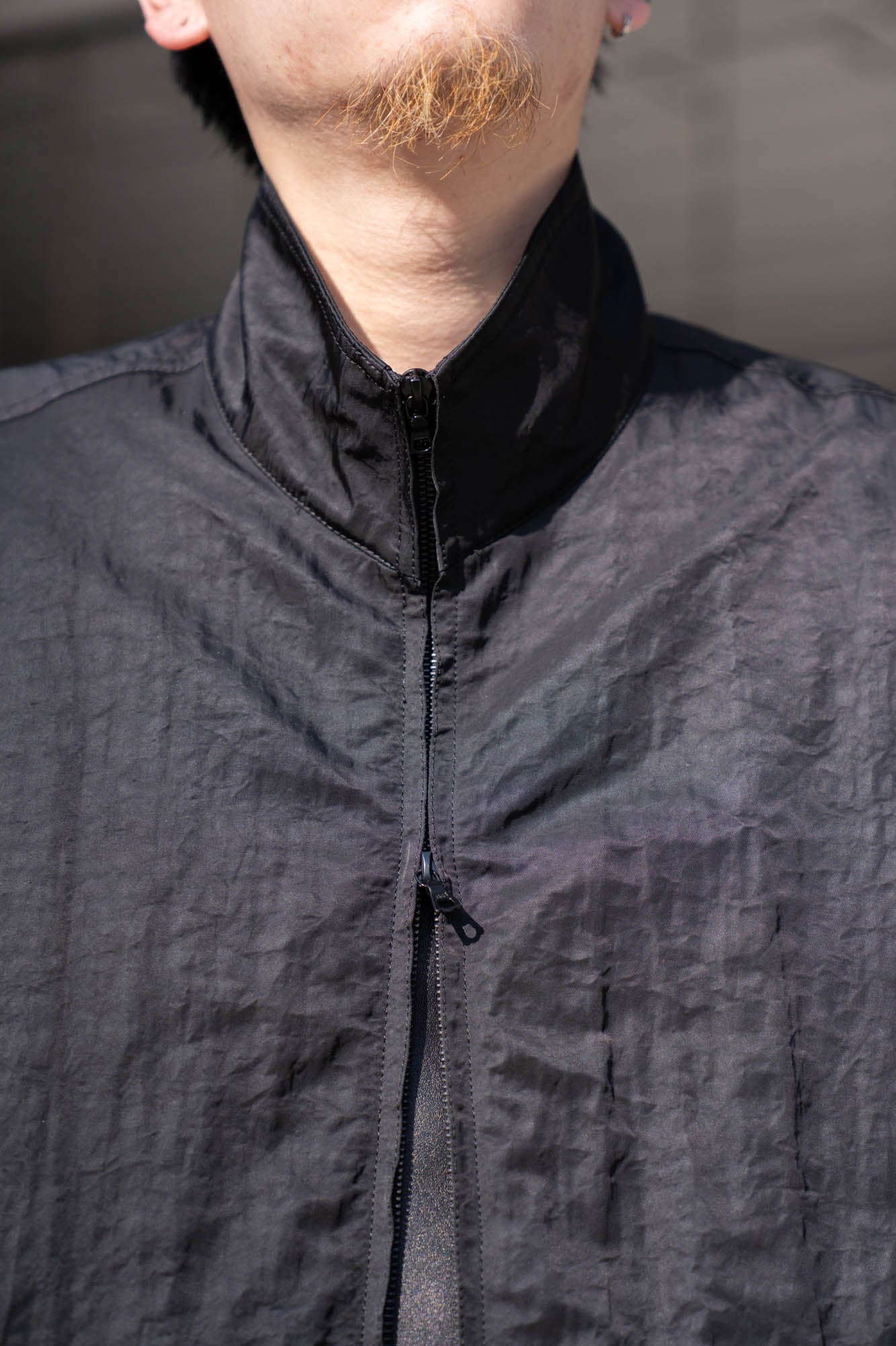 SHRUNK NYLON OVERSIZED FIGHT JACKET(ST.1386)