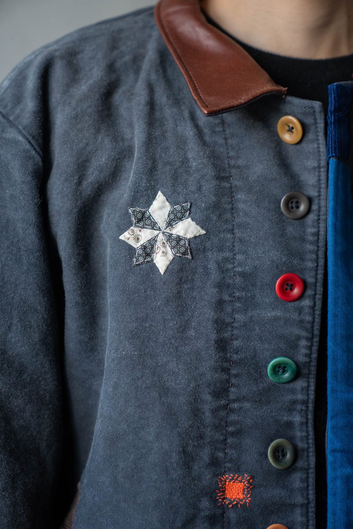 Vintage-finished work jacket