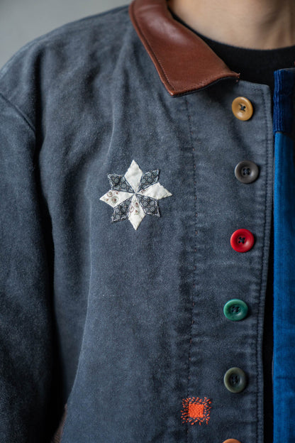 Vintage-finished work jacket