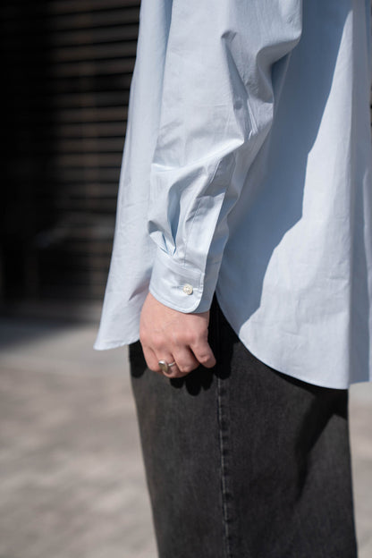 SUVIN COTTON OVERSIZED REGULAR COLLAR SHIRT(ST.1491)