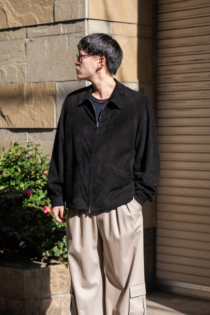 sheep suede light blouson