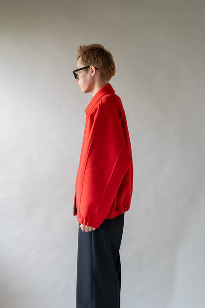 W/CA DOUBLE FACE CLOTH ZIP JACKET(ST.1545)