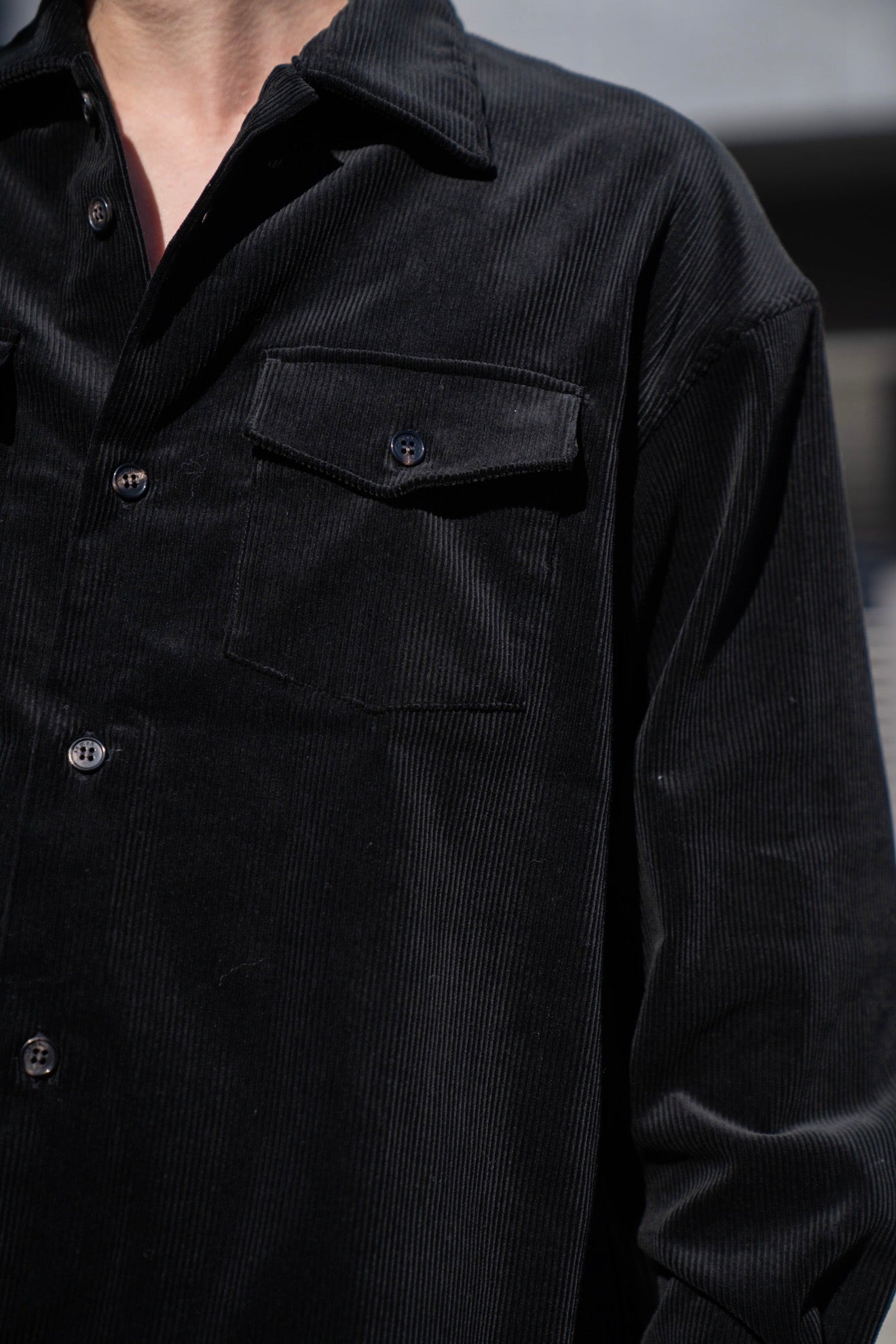 Corduroy Double Pocket Shirt