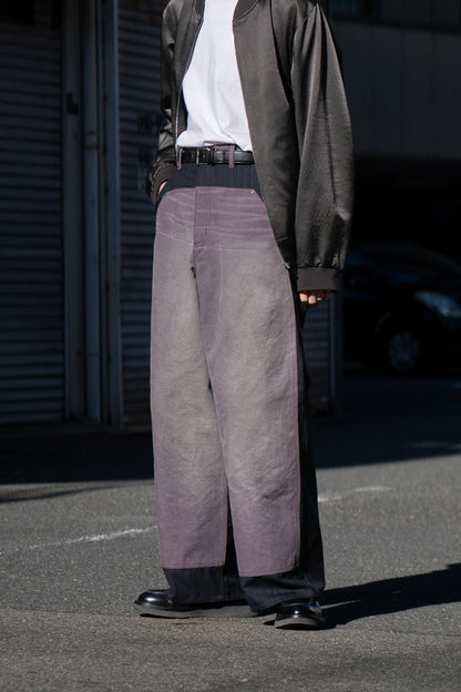 Exclusive Vintage-eﬀect work pants